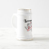 Krampus Beer Stein Bierpul (Voorkant links)