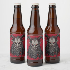 Krampus Bier Etiket