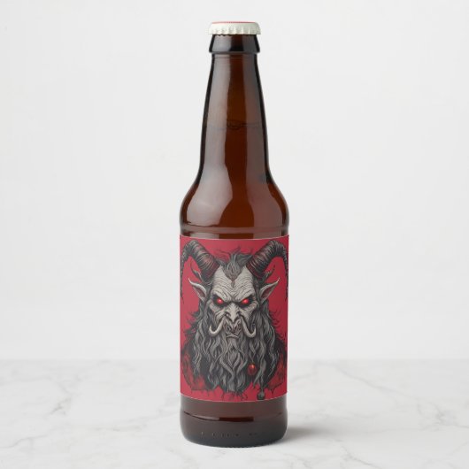 Krampus Bier Etiket (Voorkant)