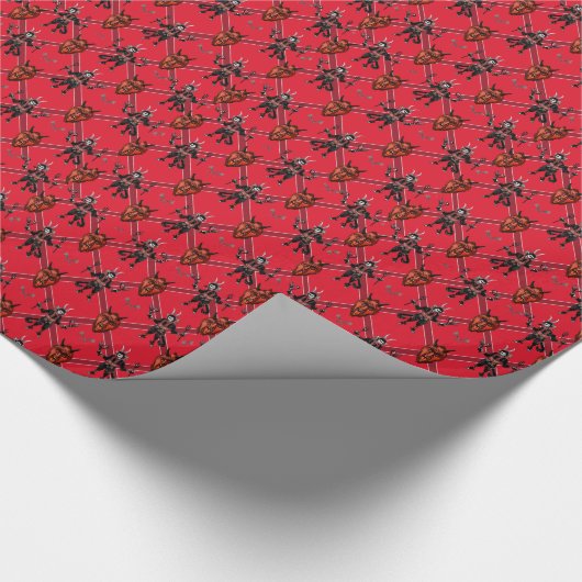 Krampus Box Design Cadeaupapier (Hoek)