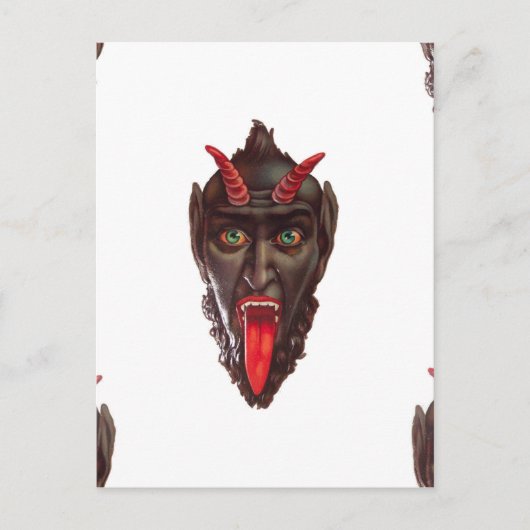  krampus briefkaart (Voorkant)