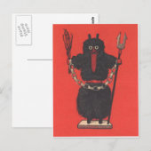 Krampus Briefkaart (Voorkant / Achterkant)