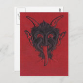 Krampus Briefkaart (Voorkant / Achterkant)