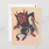 Krampus Briefkaart (Voorkant / Achterkant)