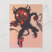 Krampus Briefkaart (Voorkant)