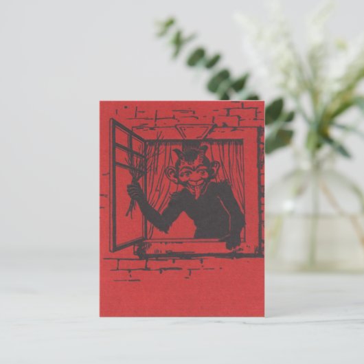 Krampus Briefkaart (Staand voorkant)