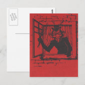 Krampus Briefkaart (Voorkant / Achterkant)
