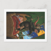 Krampus briefkaart (Voorkant)