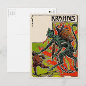  Krampus Briefkaart (Voorkant / Achterkant)