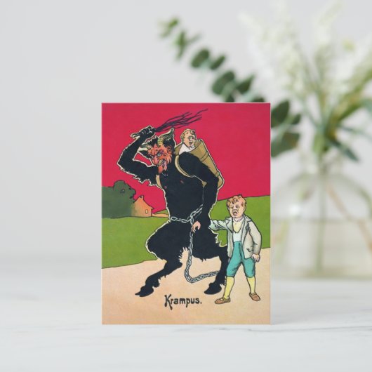  Krampus Briefkaart (Staand voorkant)