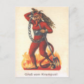 Krampus Briefkaart (Voorkant)