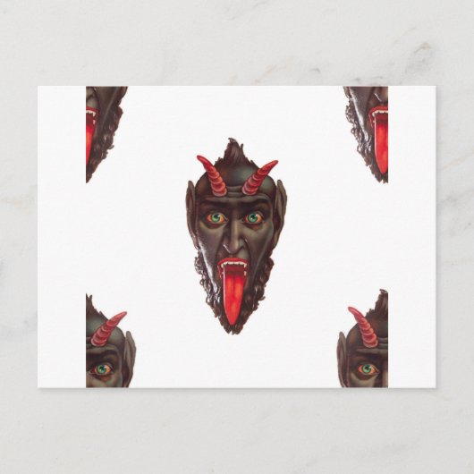  krampus briefkaart (Voorkant)
