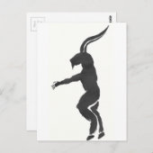 Krampus Briefkaart (Voorkant / Achterkant)