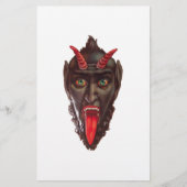 krampus briefpapier (Voorkant)