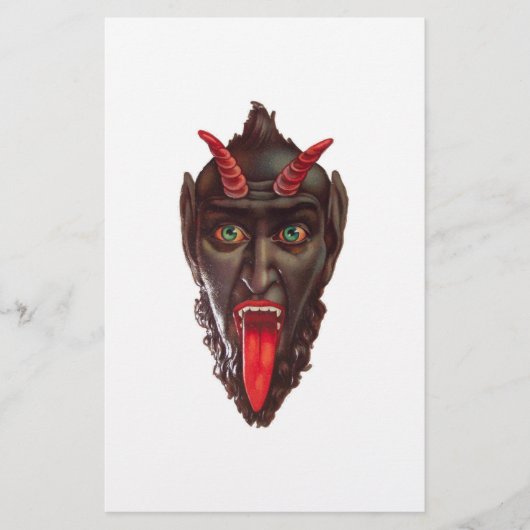 krampus briefpapier (Voorkant)