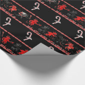 Krampus Broken Candy Cane Cadeaupapier (Hoek)