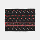 Krampus Broken Kerstmis Fleece Deken (Voorkant (Horizontaal))