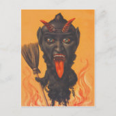 Krampus Broom Hell Chains Briefkaart (Voorkant)