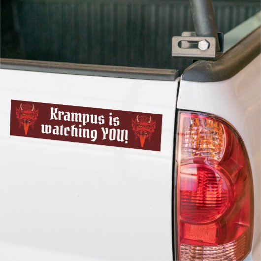 Krampus bumper sticker (Op Truck)