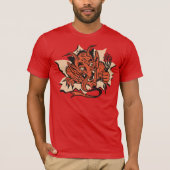 Krampus Busting door uw shirt (Voorkant)