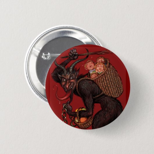 Krampus Button (Voorkant /achterkant)