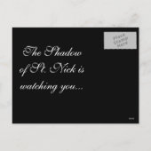 "Krampus" by Danny Daurko, Postcard Feestdagenkaart (Achterkant)