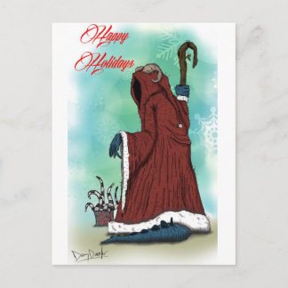 "Krampus" by Danny Daurko, Postcard Feestdagenkaart