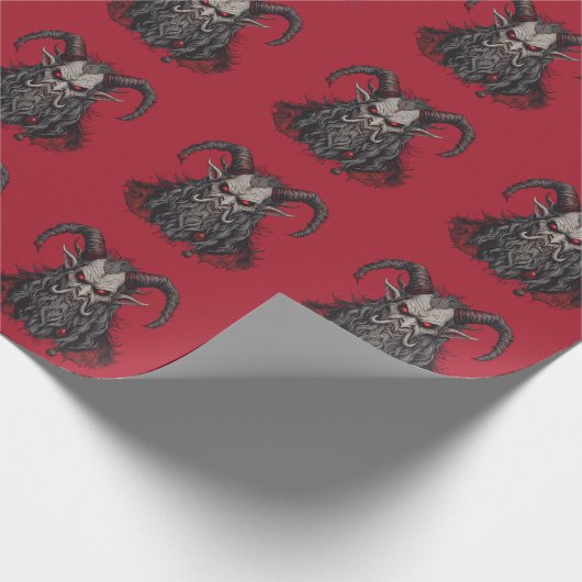 Krampus Cadeaupapier (Hoek)