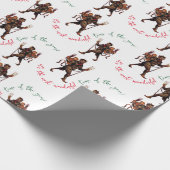 Krampus Cadeaupapier (Hoek)