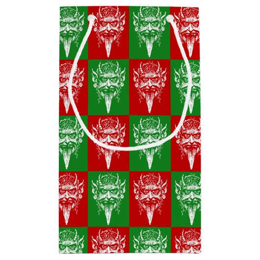 Krampus cadeautas (Achterkant)