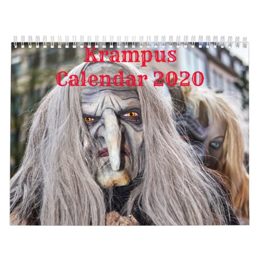 Krampus Calendar 2020 Munich Kalender (Hoes)