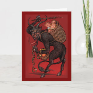 Krampus Card Feestdagen Kaart
