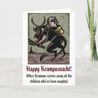Krampus Card - Poetin Edition Feestdagen Kaart