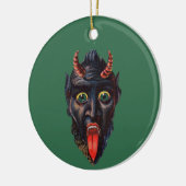 Krampus Ceramic Ornament (Links)