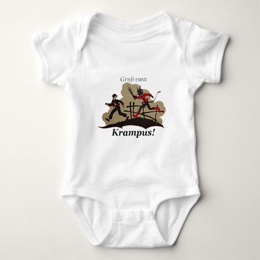 Krampus Chases-Kind Romper (Voorkant)