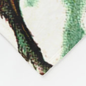 Krampus Chasing Bad Children Winter Snow Fleece Deken (Hoek)