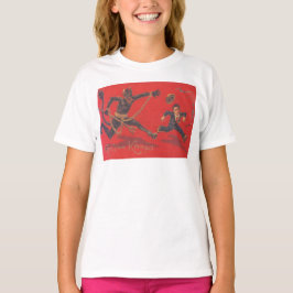 Krampus Chasing Child T-shirt