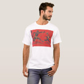 Krampus Chasing Child T-shirt (Voorkant volledig)