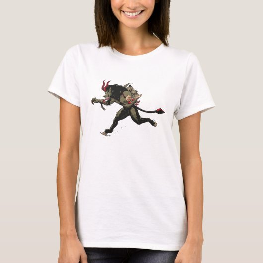 Krampus Christmas Beast T-shirt (Voorkant)