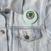 Krampus Christmas                                  Ronde Button 5,7 Cm (In situ)