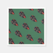 Krampus Cocktain Napkin Servet (Voorkant)