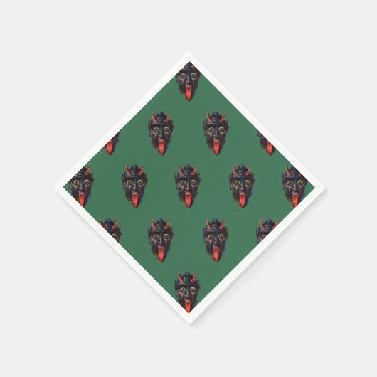 Krampus Cocktain Napkin Servet (Hoek)