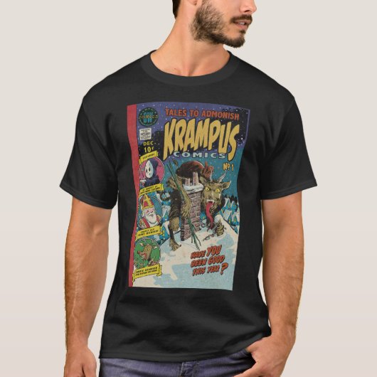 Krampus Comic Book Tee Shirt (Voorkant)