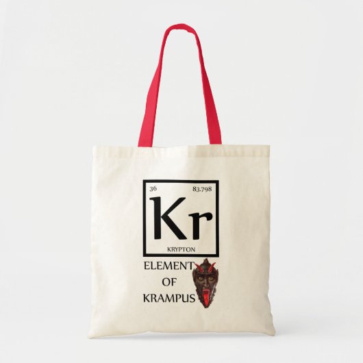 krampus cristmas tote bag (Voorkant)
