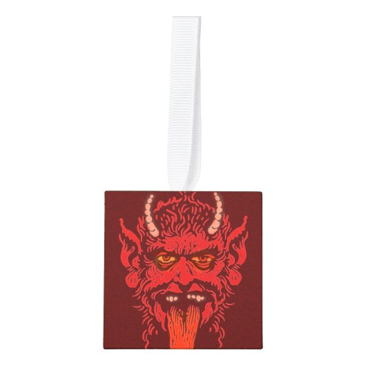 Krampus Cube Ornament (Voorkant)