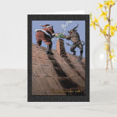 Krampus-dakkaart Kaart (Gele Bloem)