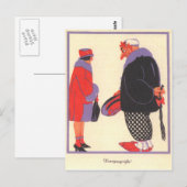 Krampus & Datum Briefkaart (Voorkant / Achterkant)