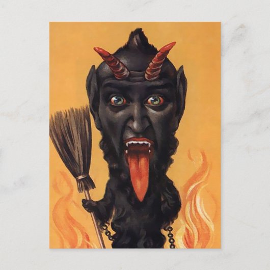  Krampus Devil Briefkaart (Voorkant)