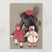 Krampus die Kinderen achtervolgt (Voorkant)