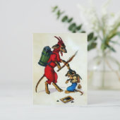  Krampus Dogs Briefkaart (Staand voorkant)